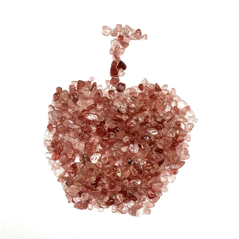 

1000 г натуральная красная клубника кварцевые гравюры рейки целебные кристаллы щебень камень как Дети DIY материалы для рисования для продажи