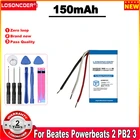 Аккумулятор AHB481221 на 150 мА  ч для беспроводных наушников Beates Powerbeats 2 Powerbeats2 PB2 3 Powerbeats 3 Powerbeats3 Bluetooth