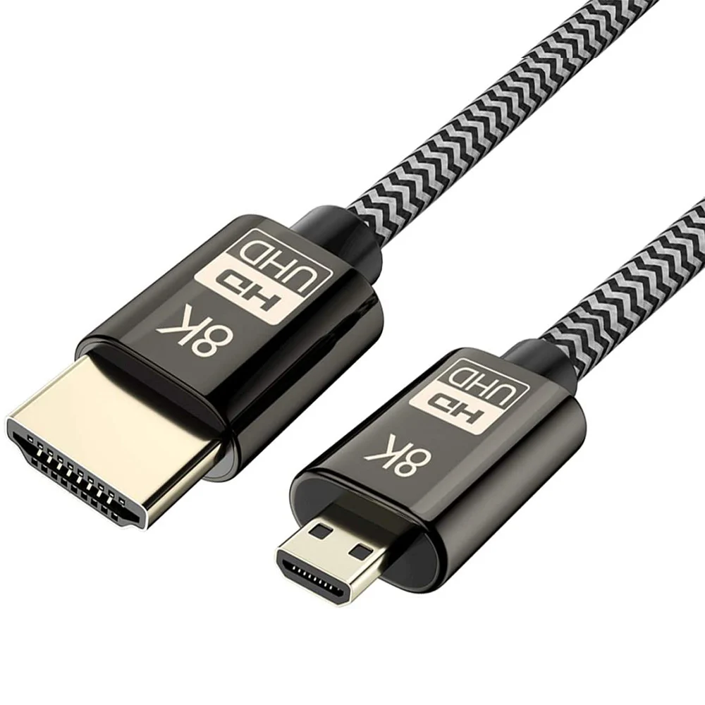 Адаптер Ultra HD HDR поддерживает 3D 8K 60 Гц микро HDMI совместимый адаптер для цифровых
