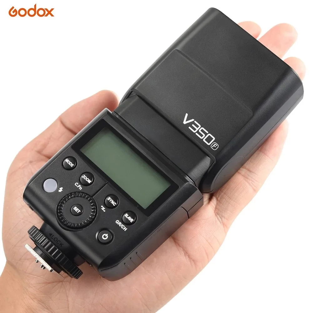 

Godox V350F Compact Size 2.4G Wireless Camera Flash TTL 1/8000s HSS Battery with Charger for FULIFILM X100T X-Pro2 DSLR Camera