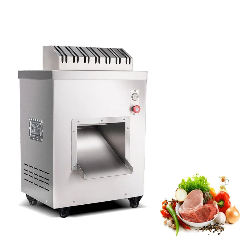 

Industry Meat Slicer machine Commercial Meat cutter Stainless steel Slicer Machine 2.5~20mm thickness Skiving machine