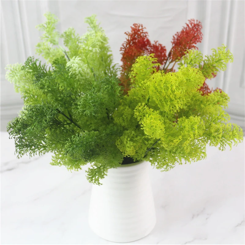 Искусственное растение с 7 ветвями искусственная пластиковая сосновая трава