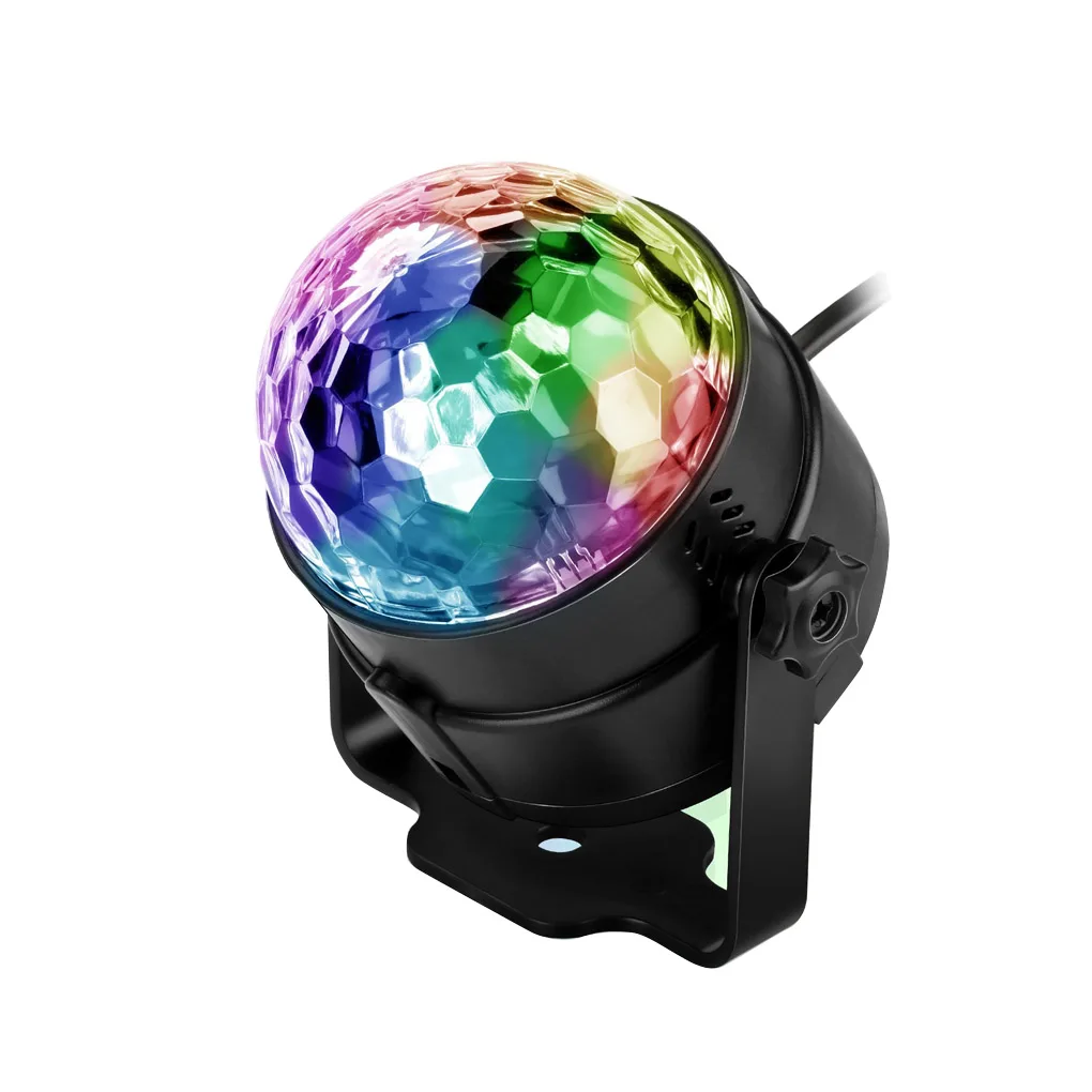 

RGB DJ дискотечный сценический светильник с дистанционным управлением, светодиодный прожектор с шариками, лампа KTV для бара, клуба, вечерние т...