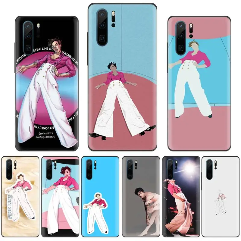 Художественный блестящий чехол для телефона Гарри Стайл Huawei P9 P10 P20 P30 Lite 2016 2017 2019