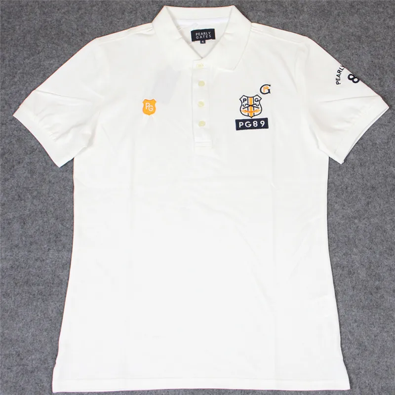 Летние футболки для гольфа PG89 с перламутровыми воротами игры в гольф спортивные
