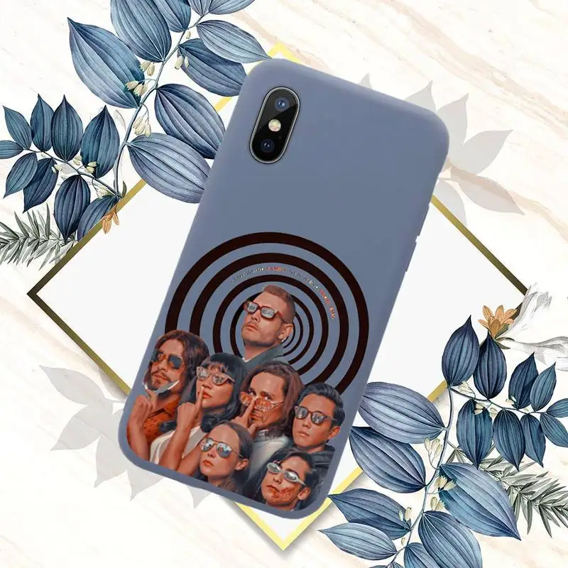 

Fundas Umbrella Academy Phone Case Blue Candy Color for iPhone 11 12 mini pro XS MAX 8 7 6 6S Plus X SE 2020 XR