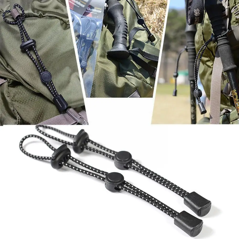 

Outdoor Mountaineering Backpack External Trekking Pole Rope Buckle Elastic Binding Equipment D3v0 Rope Buckle Fixed Buckle L8a8