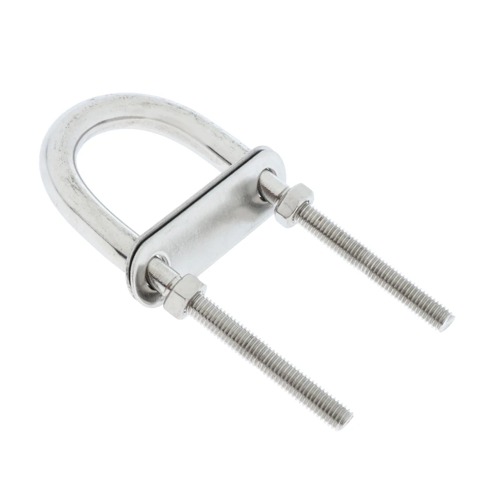 Лук кормовой глаз U болт нержавеющая сталь 304 лодка морской такелаж M5 × 78|Дверные