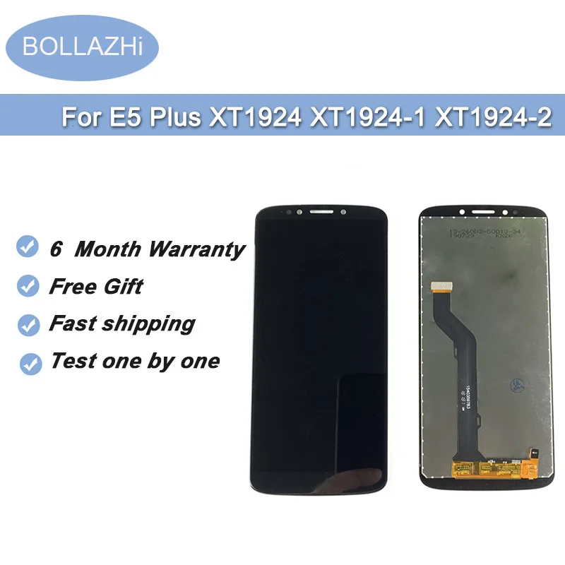 ЖК экран 6 0 дюйма для Motorola Moto E5 Plus xt430 XT1924 1 дисплей с сенсорным экраном и