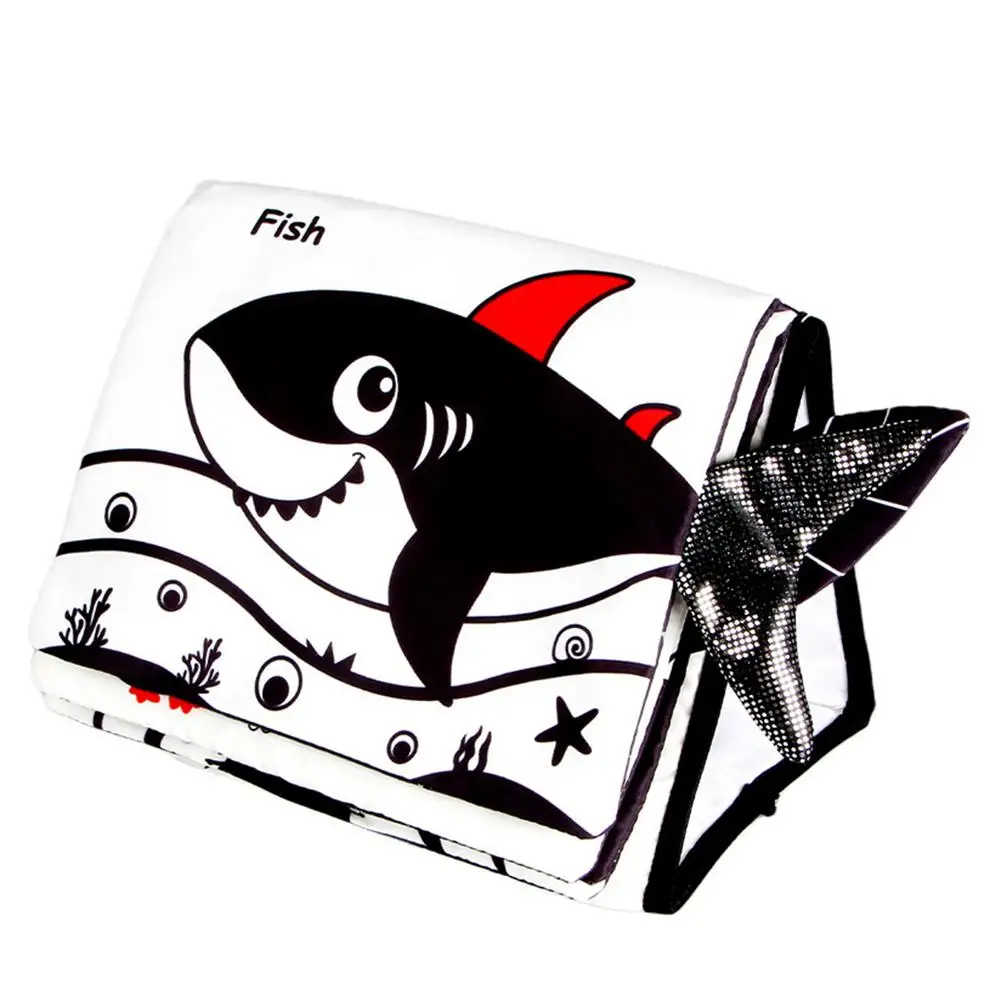 

Desk Cloth Book Jungle Safari Park Themed Book Giraffe & Elephants Educational Animal Cloth Book For Baby Toddlers Personali