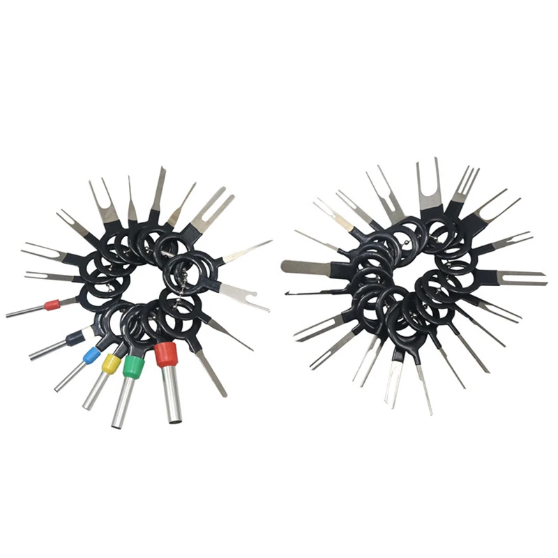 

38 PCS Car Plug Terminal Removal Tool Set Terminal Pin Retractor Pick Needle Harness Terminal Pick Needle Retractor Harness