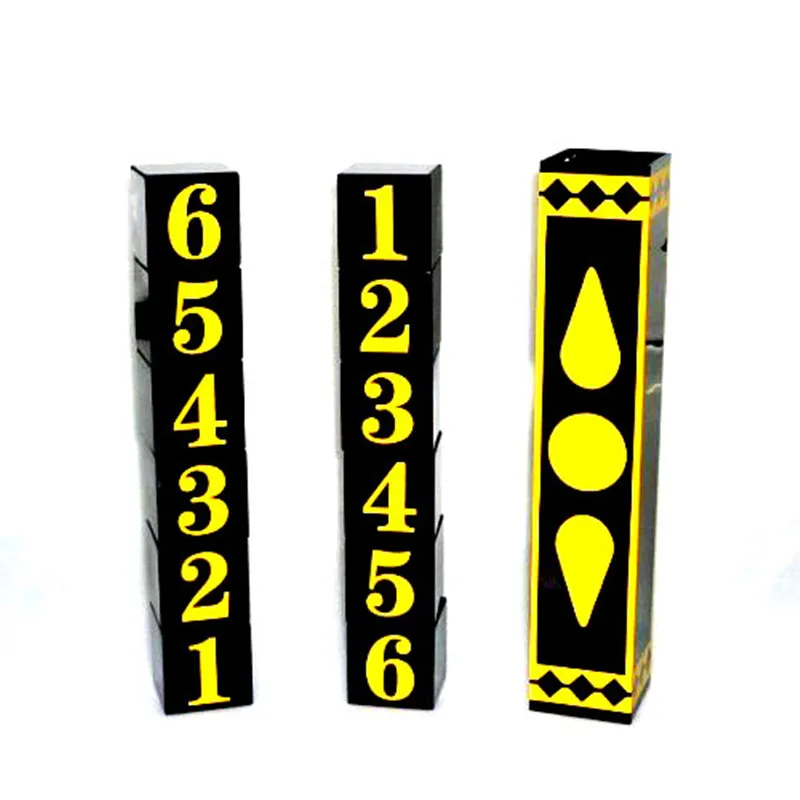 Бесплатная (версия из ПВХ) волшебный трюк Кубы аксессуары реквизит для