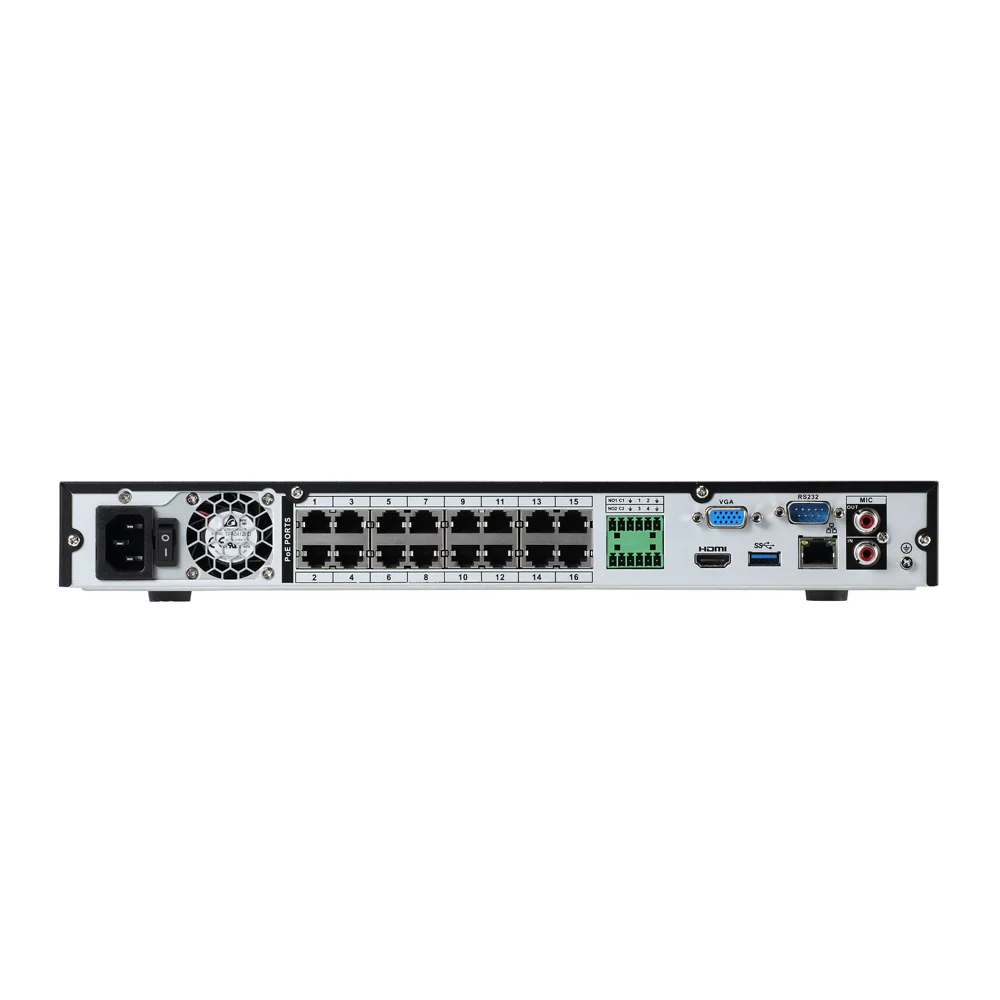 Dahua PoE 4K NVR 16ch 32CH NVR4232 16P 4KS2 16CH NVR4216 8CH NVR4208 8P с HDD Port 8MP H.265 + P2P APP IP Camera|Видеорегистратор