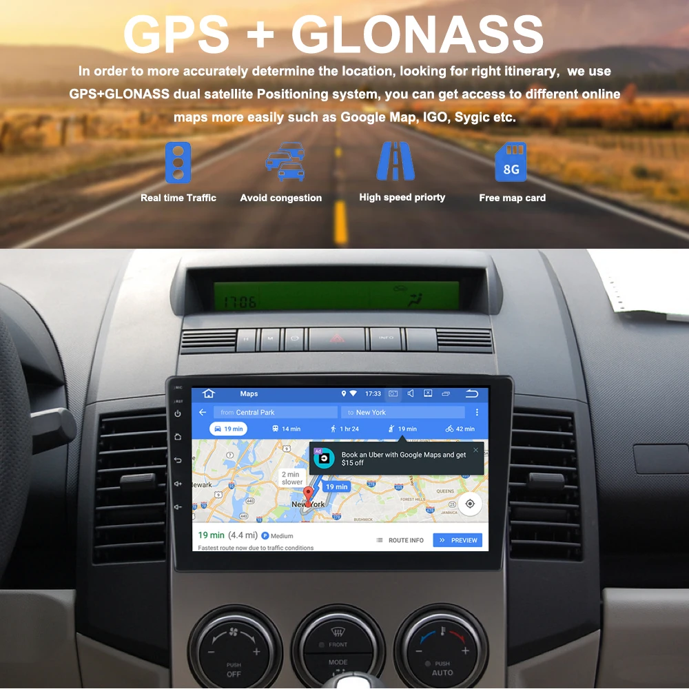 Автомобильное радио GPS для Mazda 5 Android 9 0 2006 2007 2008 2009 2010 IPS экран авто стерео NAVI 4G WIFI RDS