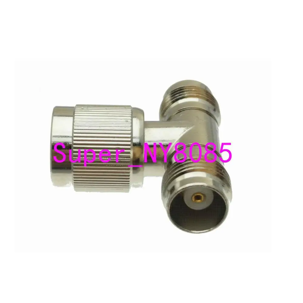 Adapter connector TNC male plug pin to 2x female jack T Splitter RF COAXIAL | Обустройство дома