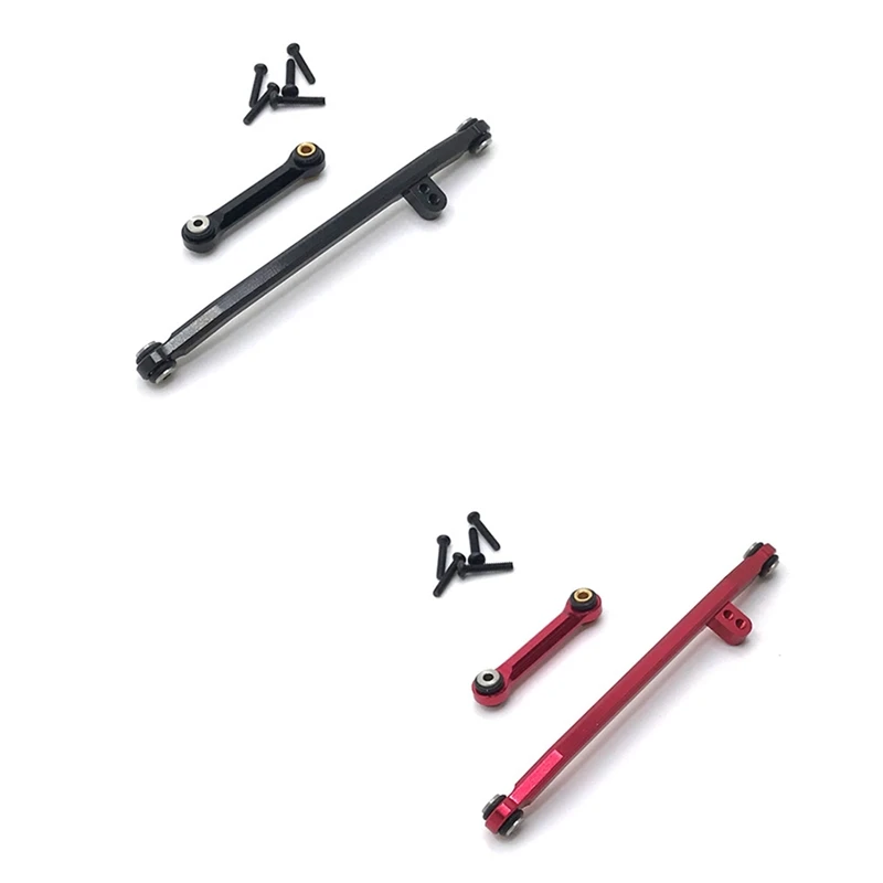 

Metal Steering Links Steering Rod Tie Links Set for Axial SCX24 90081 AXI00001 1/24 RC Crawler Car Upgrade Parts