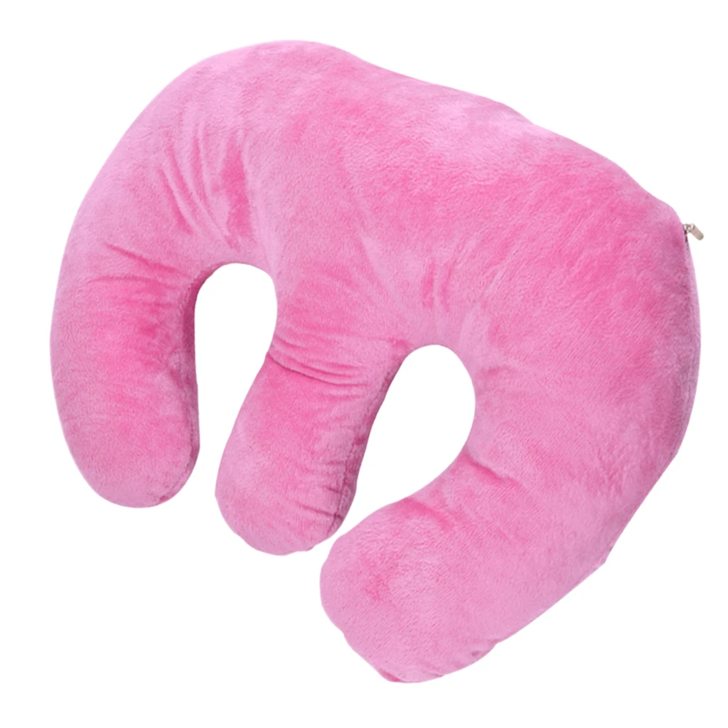 Pink Soft Chest Pillow Cushion Pad Wrinkle Prevention SPA Massage Breast Support Protect For Beauty Salon Relax |