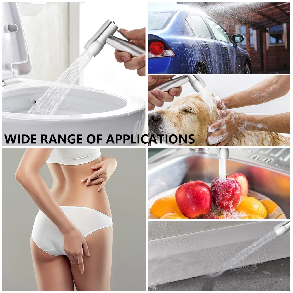 Туалет ручной Shattaf биде опрыскиватель из нержавеющей стали насадки для душа