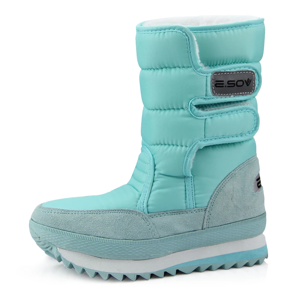 Зимние ботинки для пар хлопковые Нескользящие Водонепроницаемые зимние женские