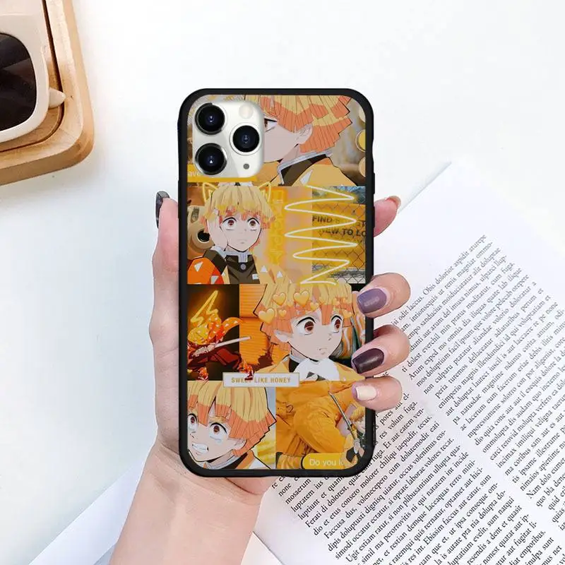 

Demon Slayer Anime manga Phone Cases for iPhone 11 12 pro XS MAX 8 7 6 6S Plus X 5S SE 2020 XR Luxury brand shell funda coque