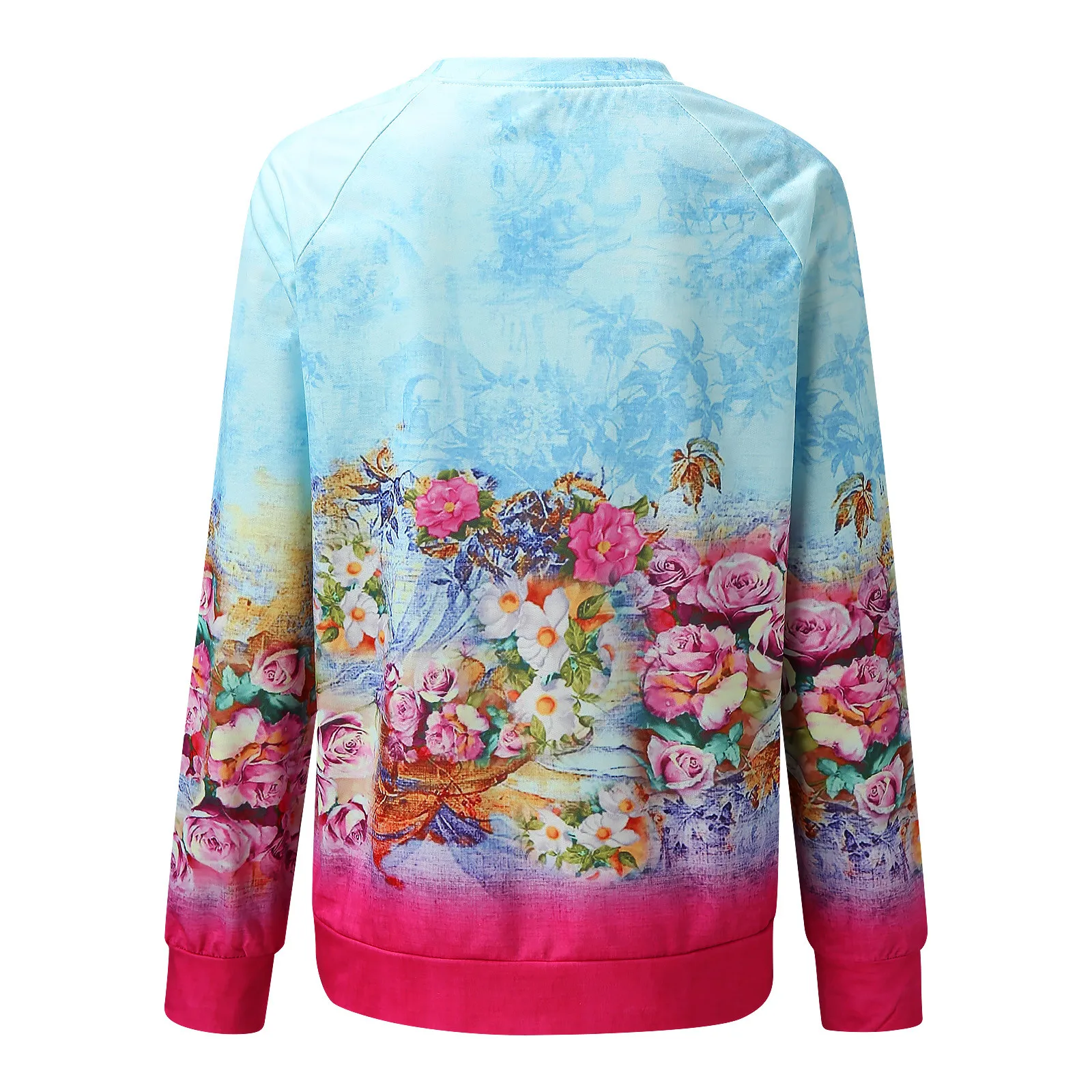 57# Plant Flowers Print Women Couple Mouse Sweatshirt Warm Tracksuit Sweatshirts Spring Fall Casual Jumper Oversized Pullover