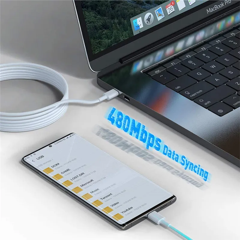 2 м PD 100 Вт USB C к зарядный кабель для 96 87 61 13 &quot15" Macbook Pro|Компьютерные кабели и