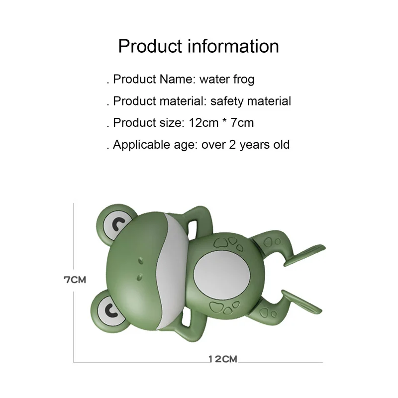 

Baby Bath Toys Kids Swimming Pool Water Game Wind-up Clockwork Animals Crab Frog for Children Water Toys Gifts