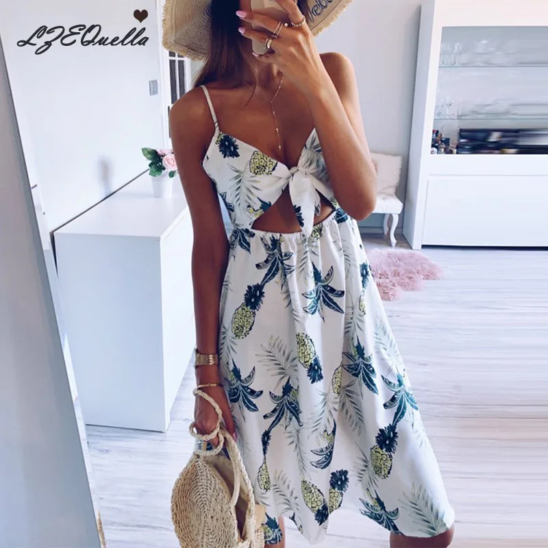 Женское платье в стиле бохо с цветочным принтом вечерние пляжные праздничные