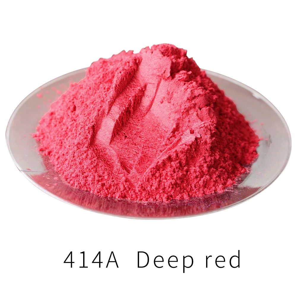 

Mica Powder Pigment Acrylic Paint Type 414A for Crafts Arts Car Paint Soap Eye Shadow Dye Colorant 500g Deep Red Pearl Powder