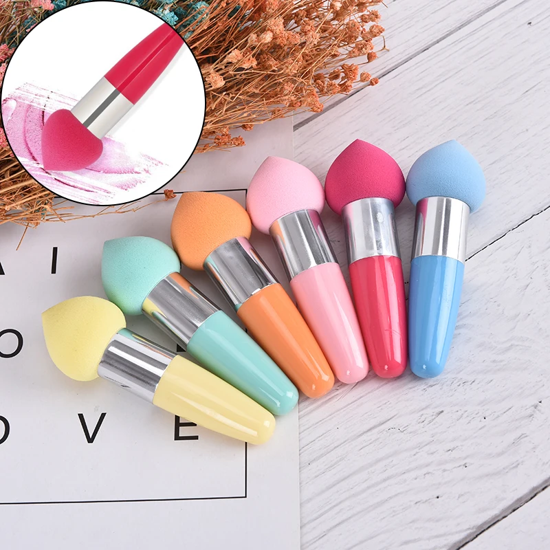 Новое поступление 1 шт. губка для макияжа Профессиональная ручка Губка макияжа| |