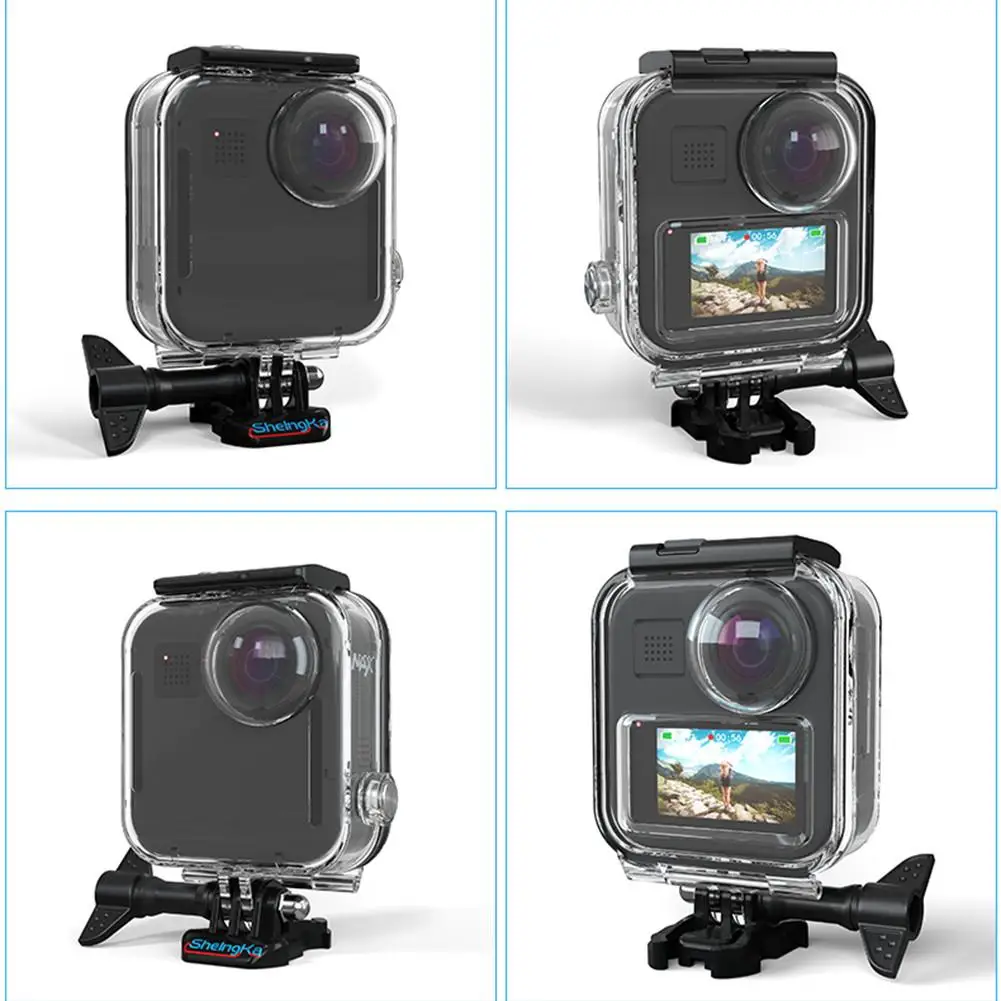 

High Quality 20m Waterproof Case For GoPro MAX Panoramic Action Camera Underwater Protective Cover Diving Accessories