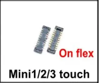 Mini123touch on flex 5 шт. сенсорный экран ЖК-дигитайзер сенсорный FPC разъем платы Pin для iPad 2/3/4 5 6 mini 1 2 3 4 на материнской плате на flex - Цвет: Mini123touch on flex
