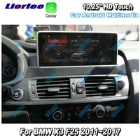 liorlee car gps navigation system for bmw x3 f25 2011 2017 car android multimedia player radio stereo hd screen display tv