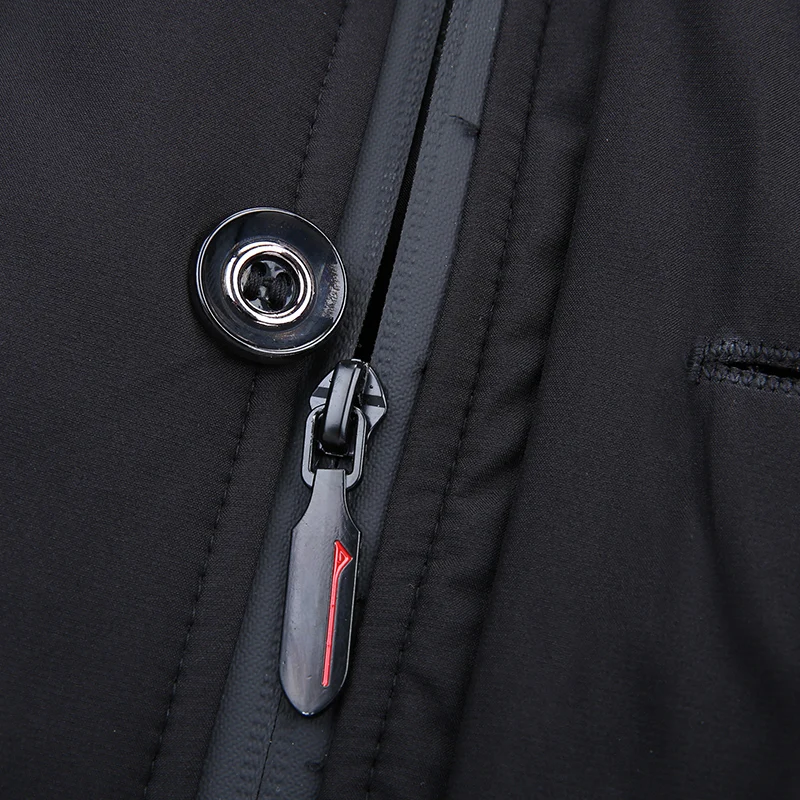 Мужская зимняя куртка на молнии теплая водонепроницаемая большого размера 10XL 9XL