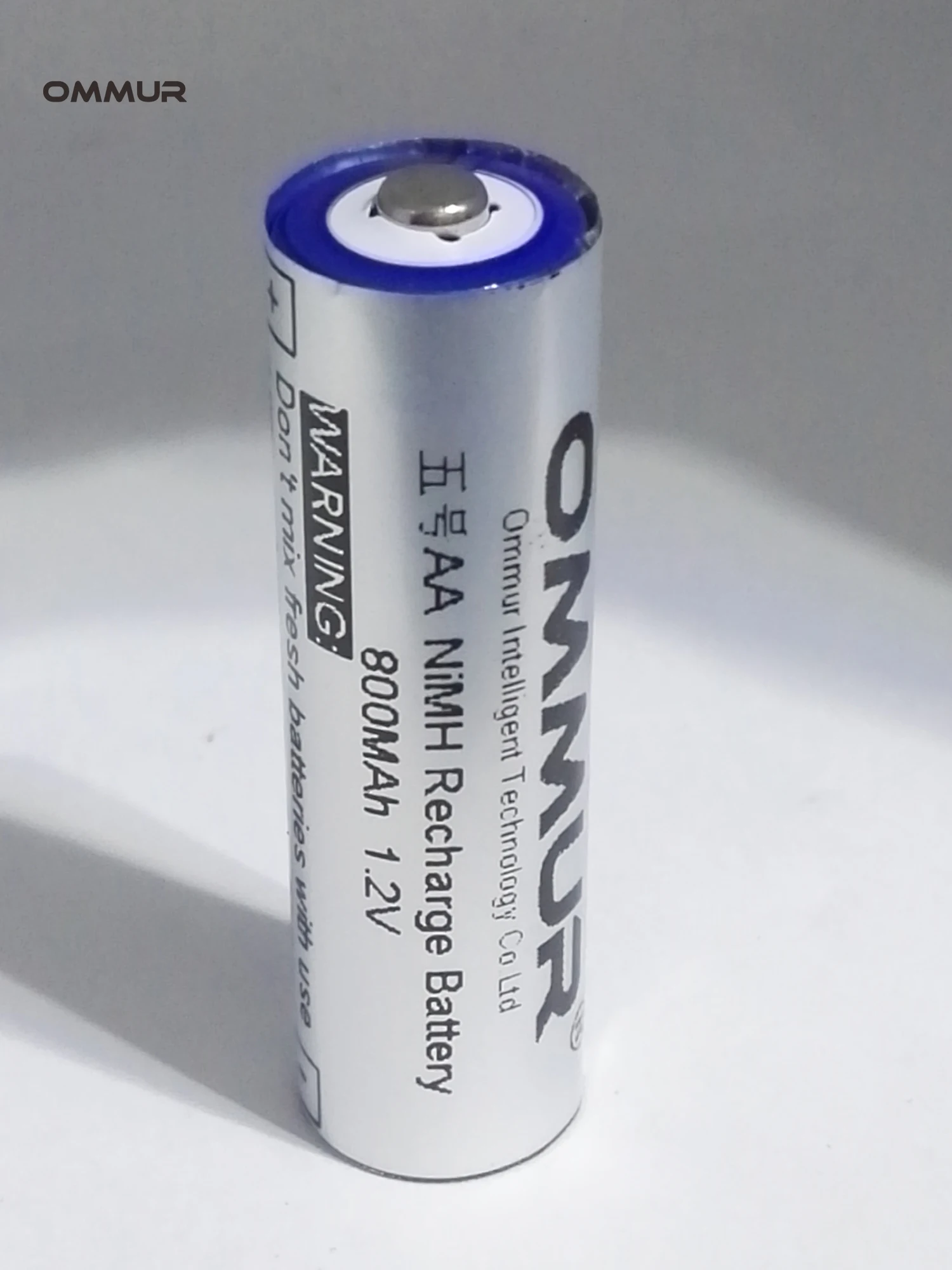 OMMUR AA 1,2 V 800mAh NiMH аккумулятор Перезаряжаемый для фонарика налобный фонарь электронная игрушка