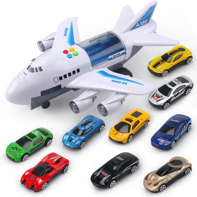 

Music Story Track Inertia Airplane Children's Toy Track Model Oversize Boy Toy Car Concert Storytelling Inertial Passenger Plane