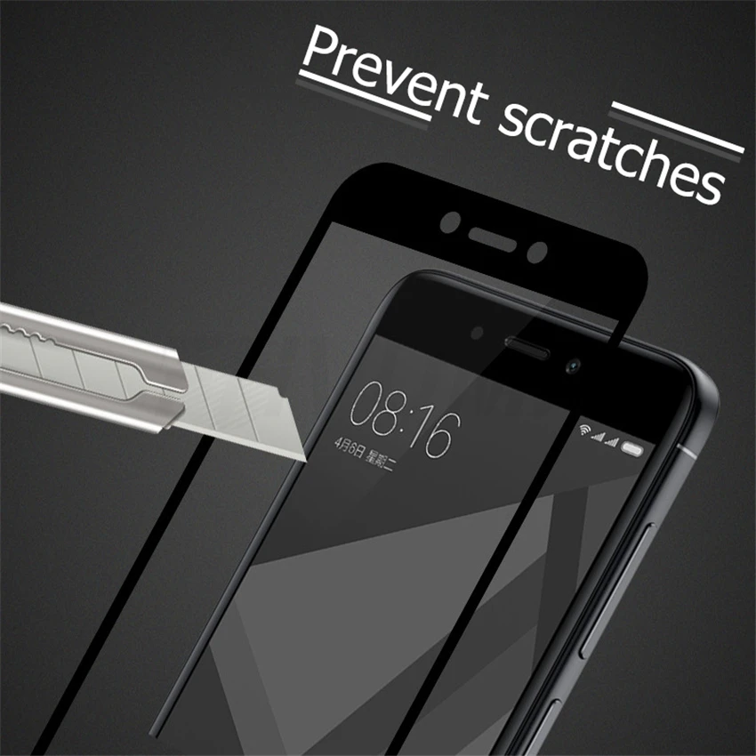 protective glass on the for xiaomi redmi 4a 4x 5a 5 plus 6 6a 7a redmi note 4 4x 5 pro tempered glass screen protector film case free global shipping