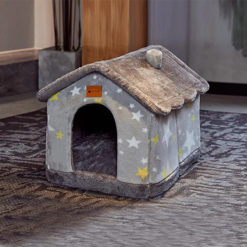 

S Dog House Cama Gato игровой комплекс для кошек Cat Bed лежанка для собак Deep Sleep Comfort In Winter removable Pet Supplies