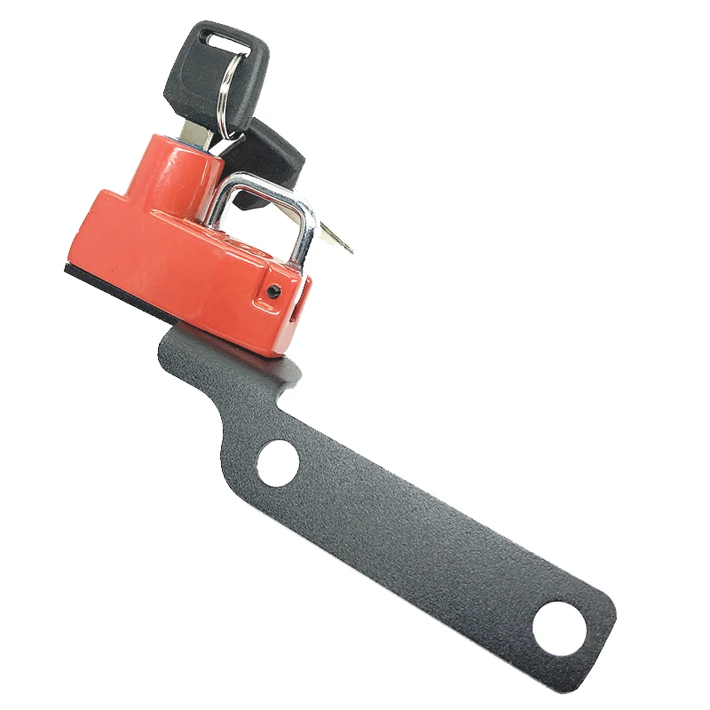 Комплект замков для мотоциклетного шлема 6 цветов противокражная защита