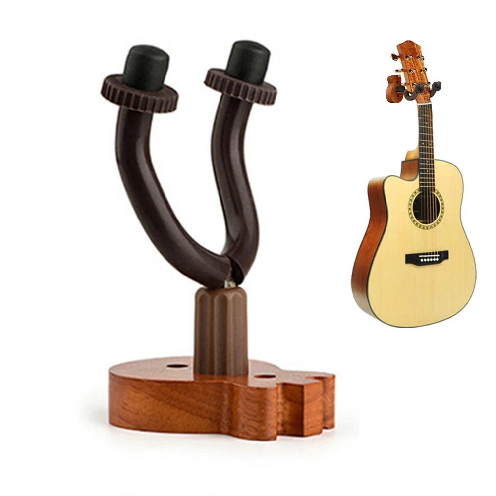 Регулируемая настенная деревянная подставка для гитары бас бани укулеле