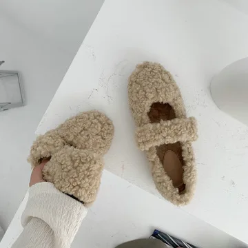 

Shoes Woman Comfortable And Elegant Slip-on Round Toe All-Match Modis Loafers Fur Fringe Casual Female Sneakers New Slip On Wint