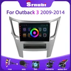Автомобильный мультимедийный видеоплеер Srnubi, 2 Din, Android 10, Carplay, с RGB-подсветкой, GPS, DVD, для Subaru Outback 4 Legacy 5 2009-2014