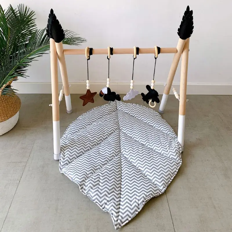 

Baby Game Blanket Tree Leaves Floor Carpet Soft Cotton Climbing Pad Play Mat for Infants Children's Room Decoration