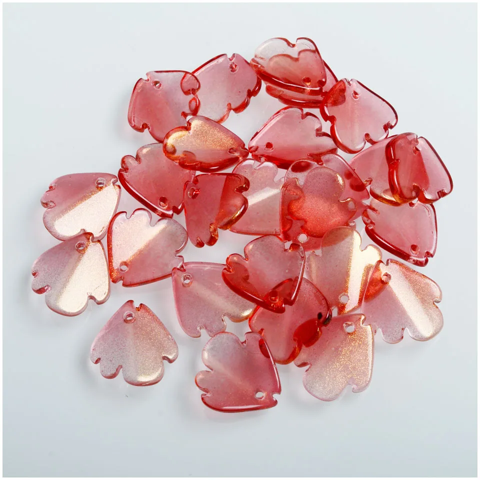 Красные свободные бусины больше дизайнов доступны DIY Кристальные лепестки