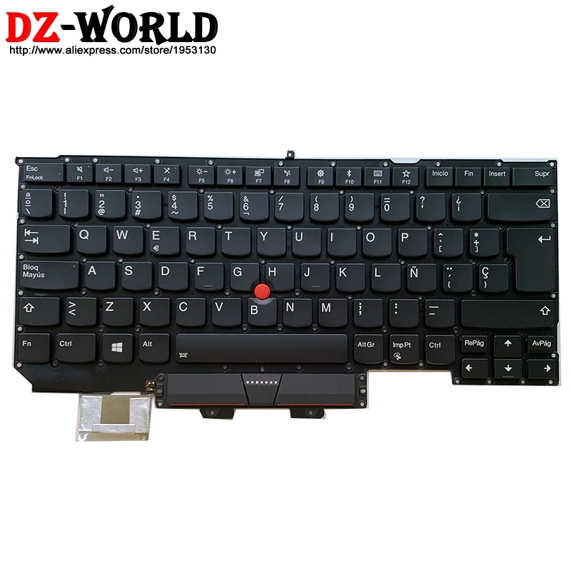 New/orig SPA Latin Spanish Backlit Keyboard for Lenovo Thinkpad X1 Carbon 5th 6th Gen Teclado 01ER633 SN20M08041 | Компьютеры и офис