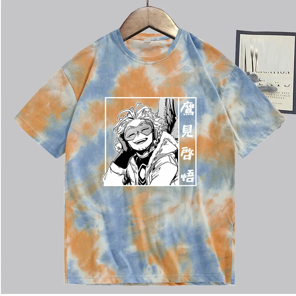 Футболка с аниме Моя геройская Академия повседневные мужские футболки коротким