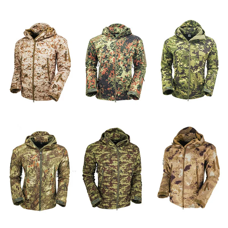 2020 Мужская камуфляжная Военная Тактическая форма в стиле джунглей пустыни
