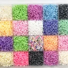 15 глот 2 мм 3 мм 4 мм эффект кремового очарования, бусины из чешского стекла, аксессуары ручной работы для браслета