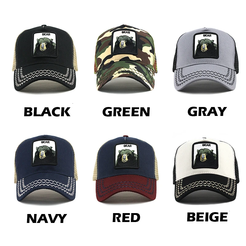 BOUSSAC/Бейсбольные кепки с вышивкой животных для мужчин и женщин бейсболка в стиле