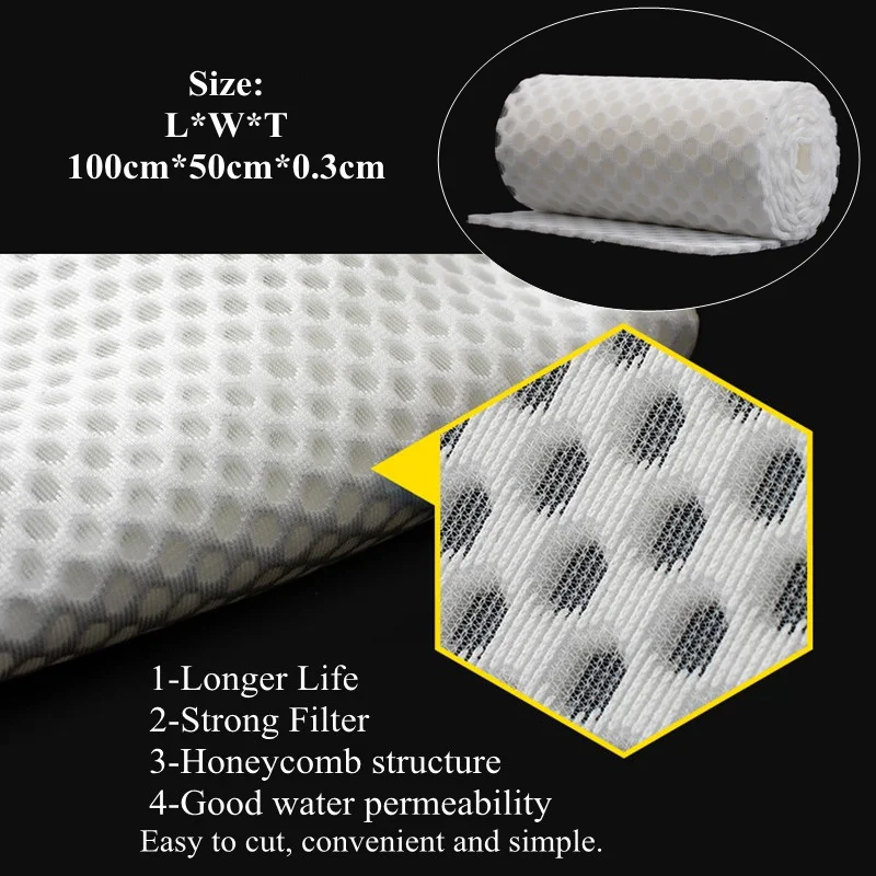 

1Pcs Aquarium Accessories Multi Layer Filter Spong Thickened Biochemical Cotton Strong Filtration Spong For Aquarium Fish Tank